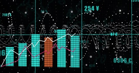 Displaying tiled teal bars in dark display showing orange bar white and magenta lines teal grid