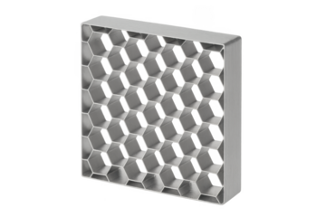 Aluminum honeycomb panel demonstrating lightweight structural engineering
