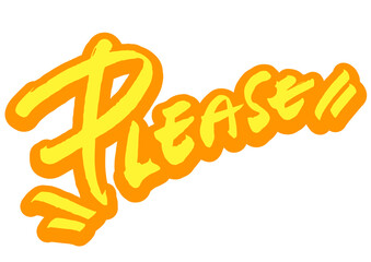 アイキャッチに便利な手書き文字「Please」