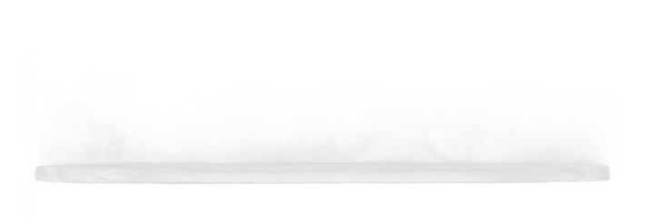 White ice product platform with cold vapor transparent PNG cutout, isolated background