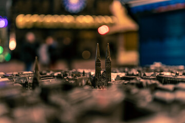 Macro of a small sculpture of the so called 