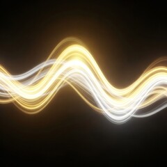 Solar Flare Golden Yellow–White Bright Energy Lightwave Burst 12