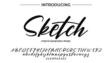 Sketch - Elegant Script Font for Smooth Handwritten Design and Creative Typography