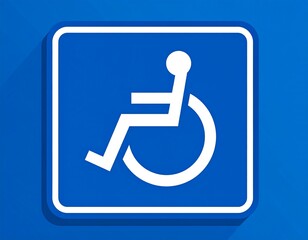 handicap parking sign, Wheelchair access sign
