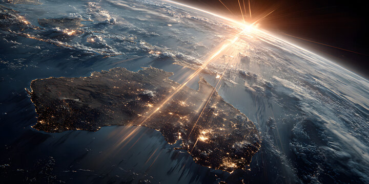 Planet Connections:Australia Enveloped by Interconnected Satellite