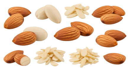 Almonds Close Up Healthy Food