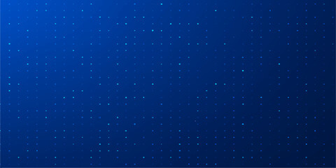 Abstract deep blue night sky with light particles and shining stars for a winter holiday background illustration