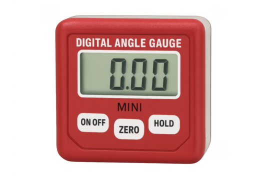 Digital angle gauge measuring tool for carpentry