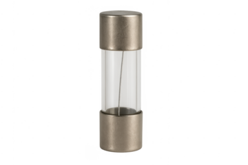 Glass cartridge electrical fuse providing circuit protection