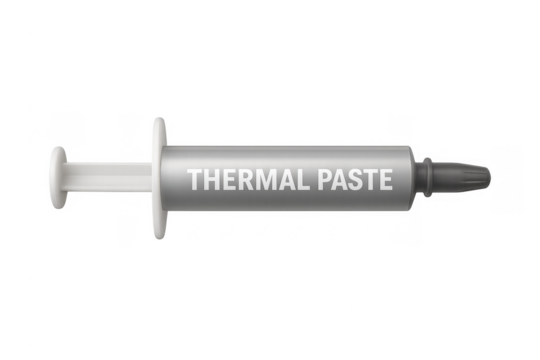 Thermal paste syringe for cpu cooling maintenance