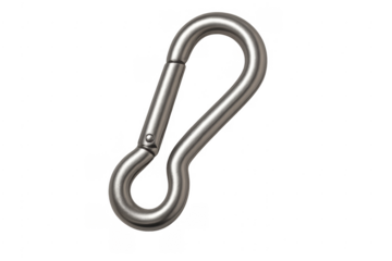 Metal snap hook carabiner tool offering safety security