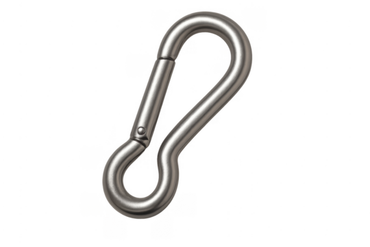 Metal snap hook carabiner tool offering safety security