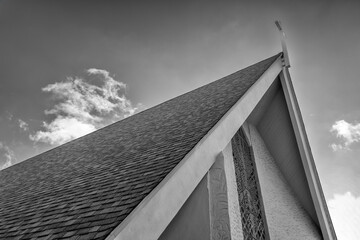 Arched Roofline on an Old Church
