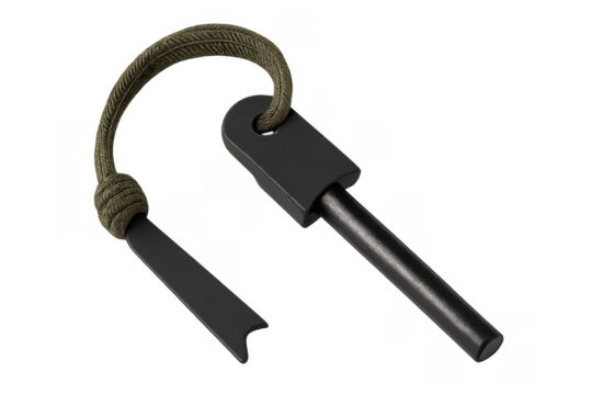 Survival ferro rod fire starter for outdoor camping