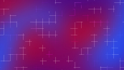 Blue Red Gradient Grid Line Abstract Background