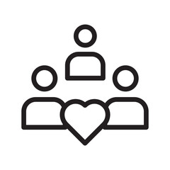 Dedicated Volunteer Team icon collection for community service, nonprofit programs, social work, and charitable initiatives