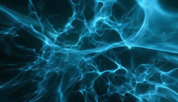An abstract nexus water vein wall with shimmering fluid waves creating modern digital art motion for creative video projects