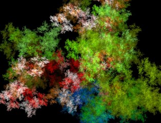 Imaginatory fractal abstract background Image