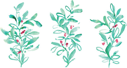 水彩画。水彩タッチのクリスマス植物背景フレーム。ヒイラギのクリスマスフレーム。ベクター化された水彩画。
Watercolor painting. Watercolor Christmas plant background frame. Christmas holly frame. Vectorized watercolor painting