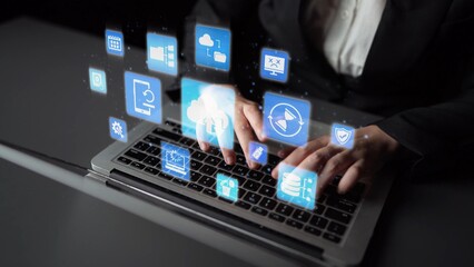 Cloud backup system connects devices through a secure data backup network. Data backup ensures protection, data backup reliability, and recovery. Funnel