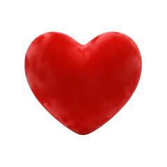 Fototapeta premium 4k red heart animation with black background