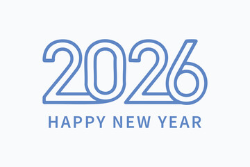 Elegant New Year Calligraphy Script