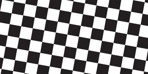 Fototapeta premium black white checkered seamless background. Green white graphic resource checkered pattern vector ilustartion