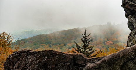 fall colors in Boone North Carolina