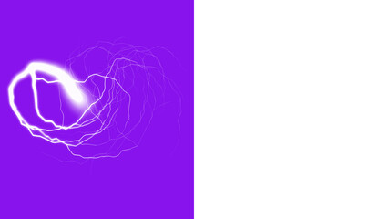 Dynamic lightning bolt effect with alpha channel offers electrifying energy for creative projects, providing a high voltage impact that is visually stunning