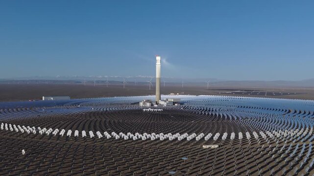 molten salt tower-type CSP plant