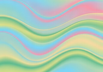 Obraz premium Abstract pastel waves background with smooth gradient and blurred color transition