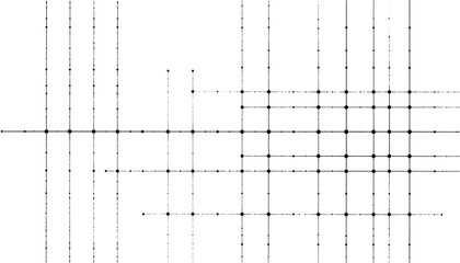 Grids of interwoven white lines, slightly translucent, on a black background