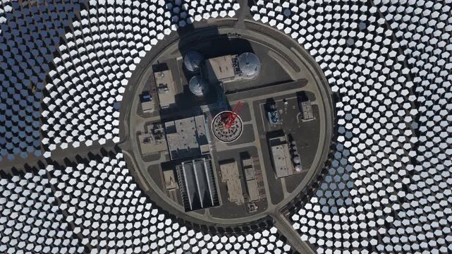 molten salt tower-type CSP plant