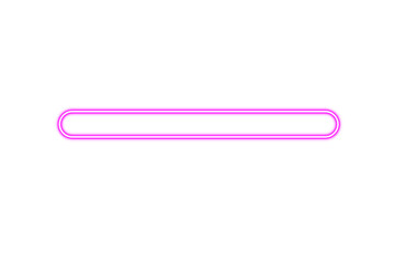 Glowing pink neon rounded line abstract graphic element design