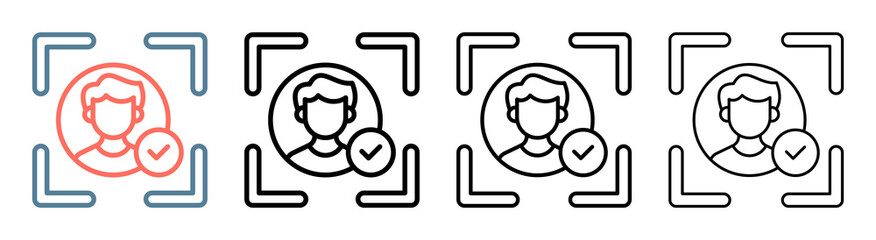 Verified Account Icon Collection Set Different Style