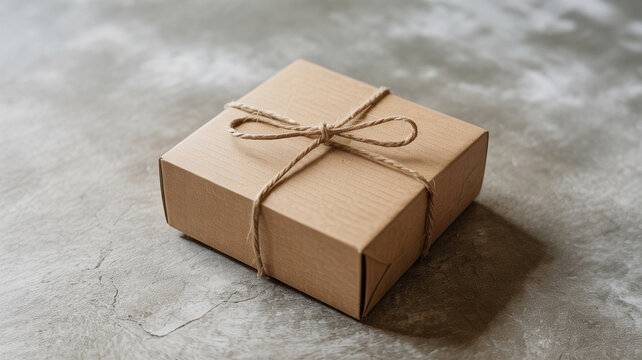 Blanko Versandkarton aus Recycling-Karton, Minimalistisches Design