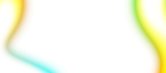 Moving blue red orange light streak rays on transparent background. Smooth glowing light beam flow wave shaped neon PNG.