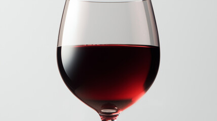 Naklejka premium A vibrant red wine fills a glass, reflecting light, inviting moments of relaxation, and enjoyment Generative AI