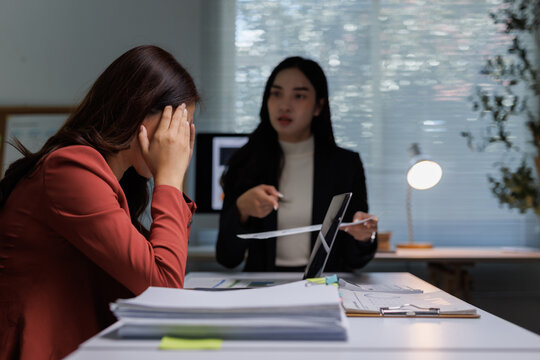 Employee feeling overwhelmed and stressed from boss reprimand