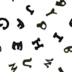 seamless pattern black and white English's alphabet, alphabet A B C D E F G H I J K L M N O P Q R S T U V W X Y Z