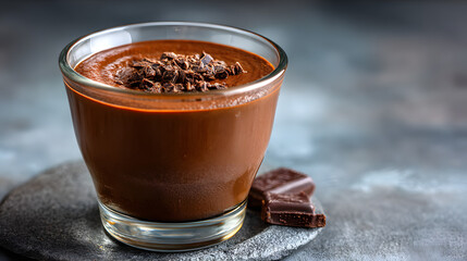 ChocolateMousseInGlass