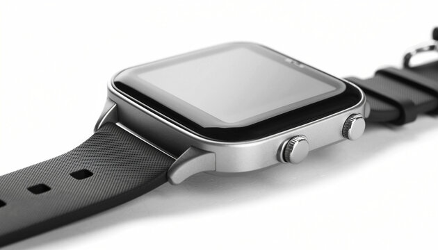 Silver smartwatch image