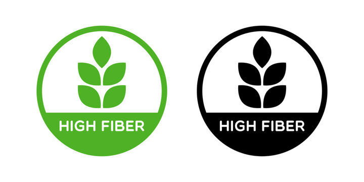 Round High Fiber Labels