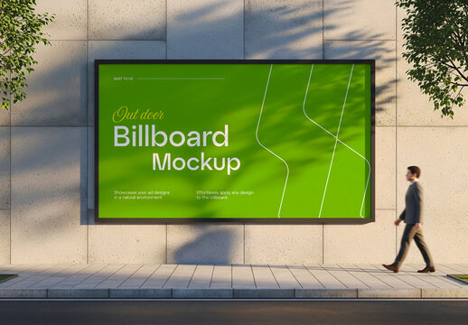 Outdoor Billboard Mockup