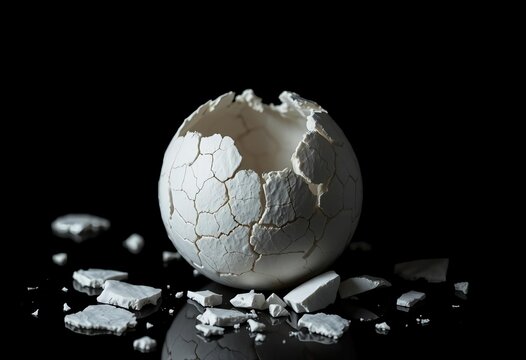 Abstract 3D blue globe or earth sphere on black background illustrating global continents like America, Europe, and Asia with ocean and land map for business and geography - Powered by Adobe