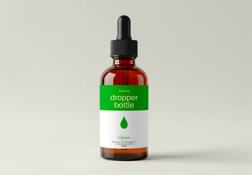 Droppet Bottle Mockup