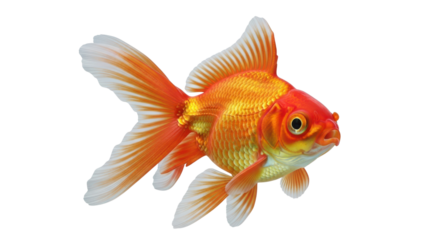 Whole ripe fresh pineapple fruit standing upright isolated on a clean white background