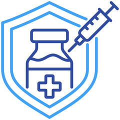 Obraz premium Vaccination Icon