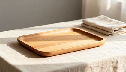 food tray mockup, studio food photography look, neutral props