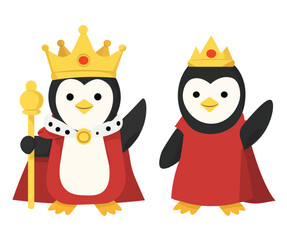 PINGUIN KING AND QUEEN